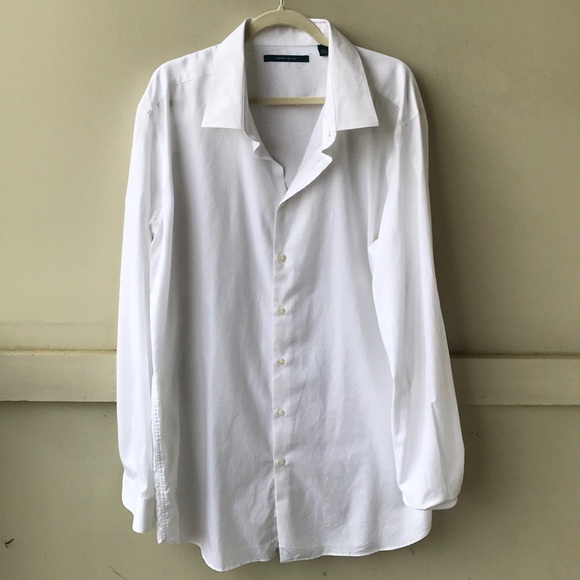 Men’s Perry Ellis White Button Down - Picture 1 of 4